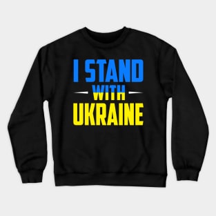 I Stand With Ukraine Crewneck Sweatshirt